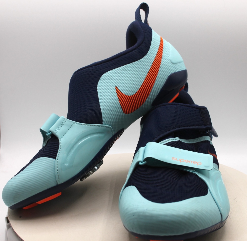 Nike SuperRep Shoes Mens Size 9 Blue Cycling Athletic Sneakers CW2191-484